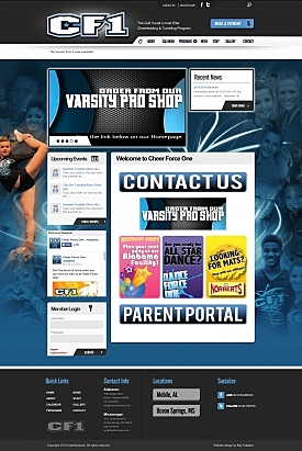 KeyCreative Blog Images for Cheer Force One Gets a Site Refresh