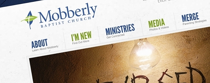 KeyCreative Blog Images for Mobberly Baptist Church Launches New Website